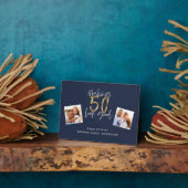 making 50 look good blue and gold birthday  fotoplatte (Seite)