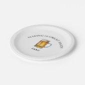 Making 60 Great Again Beer Birthday Party Pappteller (Schrägansicht)