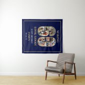 Making 60 Look Good Photo Collage 60th Birthday  Wandteppich (Beispiel (Horizontal))