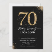 Making 70 Look Good Birthday Einladung (Vorderseite)