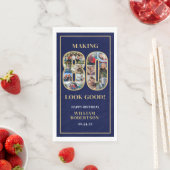 Making 80 Look Good Foto Geburtstag Serviette (Beispiel)
