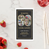 Making 80 Look Good Foto Geburtstag Serviette (Beispiel)