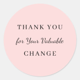 Making a Difference Appreciation Design Runder Aufkleber