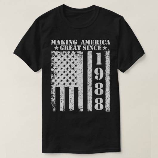 Making America Great Since 1988 Birthday Pullover (Design vorne)