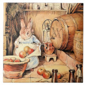 "Making Apple Cider" von Beatrix Potter Fliese (Vorderseite)