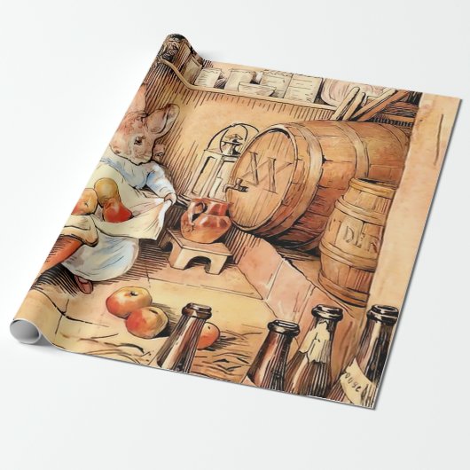 "Making Apple Cider" von Beatrix Potter Geschenkpapier (Ungerollt)