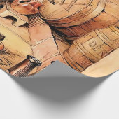 "Making Apple Cider" von Beatrix Potter Geschenkpapier (Ecke)