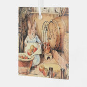 "Making Apple Cider" von Beatrix Potter Ornament Aus Glas (Vorderseite links)