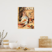 "Making Apple Cider" von Beatrix Potter Poster (Küche)