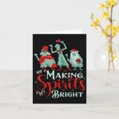 Making Christmas Srit Bright Retro Christmas Movie Karte (Gelbe Blume)