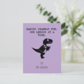 Making Grammar Fun One Lesson At A Time Postkarte (Stehend Vorderseite)