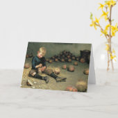 Making Lanterns Karte (Gelbe Blume)