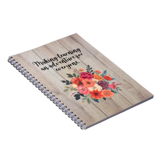 Making Learning An Adventure For Everyone Notizblock (Rechte Seite)