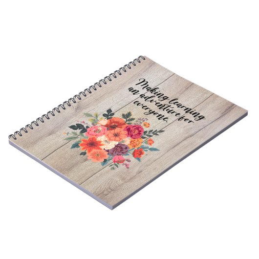 Making Learning An Adventure For Everyone Notizblock (Linke Seite)