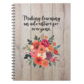 Making Learning An Adventure For Everyone Notizblock (Vorderseite)