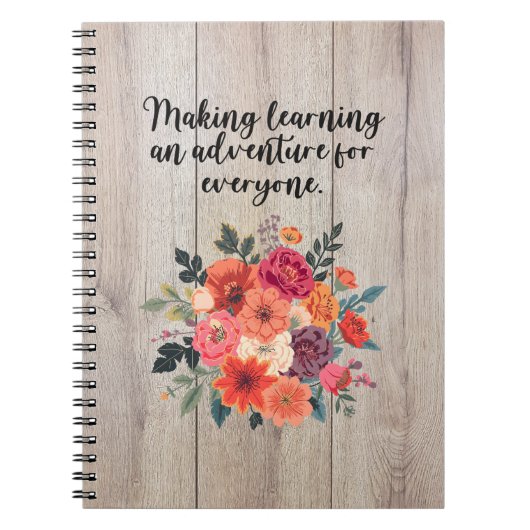 Making Learning An Adventure For Everyone Notizblock (Vorderseite)