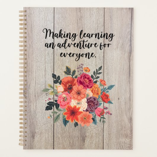 Making Learning An Adventure For Everyone Planer (Vorderseite)