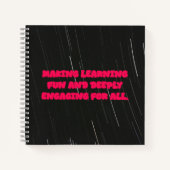 Making Learning Fun And Engaging For All Teacher Notizblock (Vorderseite)