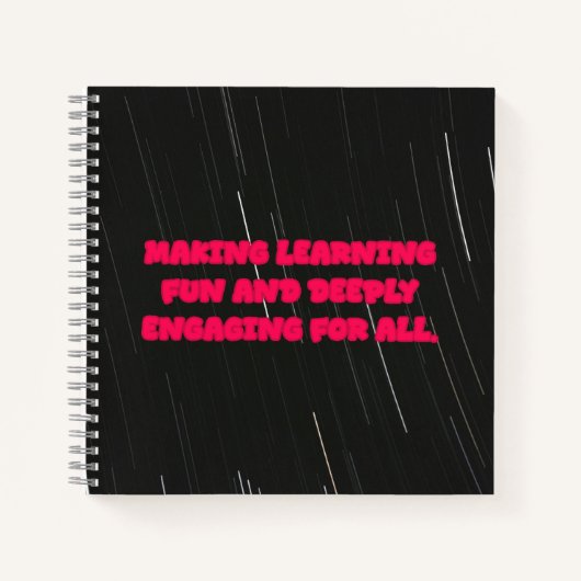 Making Learning Fun And Engaging For All Teacher Notizblock (Vorderseite)