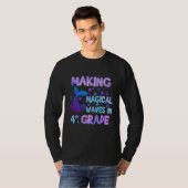 Making Magical Waves In 4th Grade Mermaid Teacher  T-Shirt (Vorne ganz)