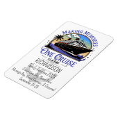 Making Memories One Cruise at a Time Cruise Door Magnet (Linke Seite)