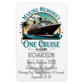 Making Memories One Cruise at a Time Cruise Door Magnet (Vertikal)