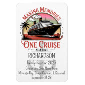 Making Memories One Cruise at a Time Cruise Door Magnet (Vertikal)