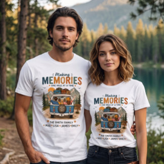 Making Memories One Mile at a Time | Custom Family Tri-Blend Shirt