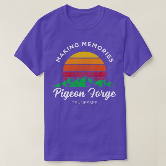 Making Memories Pigeon Forge Family Vacation graph T-Shirt (Design vorne)