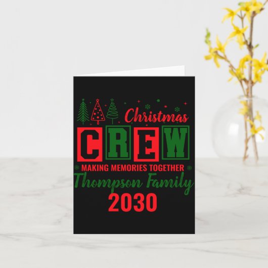 Making Memories Together Ized Christmas Crew _1 Karte (Gelbe Blume)