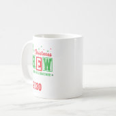 Making Memories Together Ized Christmas Crew T Shi Kaffeetasse (Vorderseite Links)