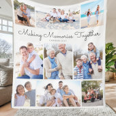 Making Memories Together Photo Collage Keepsake Fleecedecke