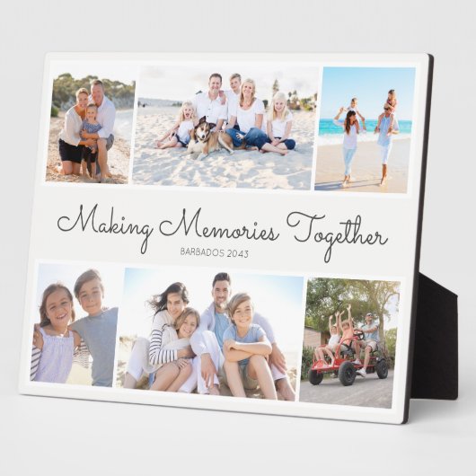 Making Memories Together Photo Collage Keepsake Fotoplatte (Seite)
