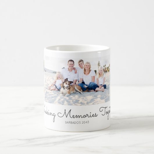 Making Memories Together Photo Collage Keepsake Kaffeetasse (Mittel)