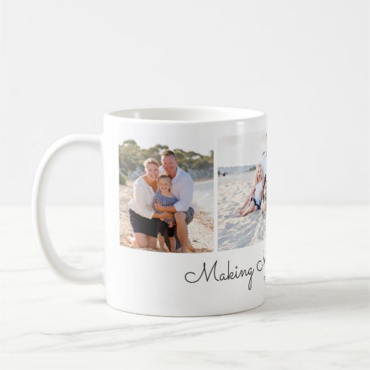 Making Memories Together Photo Collage Keepsake Kaffeetasse (Links)