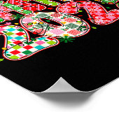 Making Memories Together Xmas Pajamas Family Chris Poster (Ecke)