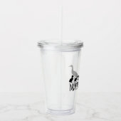 Making Moves Mama Duck and Ducklings Motivational Acryltrinkbecher (Rechts)