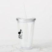 Making Moves Mama Duck and Ducklings Motivational Acryltrinkbecher (Links)