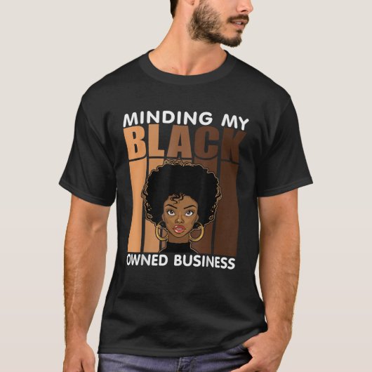 Making my Black Business Owner melanted Boss Entre T-Shirt (Vorderseite)