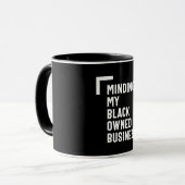 Making My Black Ownership Business Shirt Unternehm Tasse (Vorderseite Links)