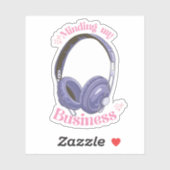 Making my business| Kopfhörer Aufkleber (Blatt)