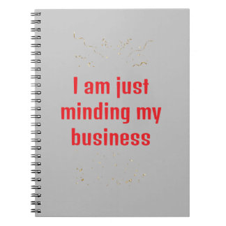 Making My Business Spiral Foto Notebook Notizblock