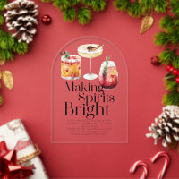 Making Spirits Bright Cocktail Weihnachtsfeier