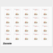 Making Spirits Bright DIY Festive Getränke Blanko Quadratischer Aufkleber (Blatt)