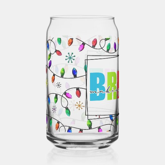 Making spirits bright dosenglas (Vorderseite)