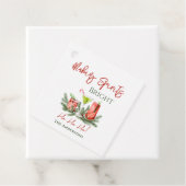 Making Spirits Bright Festive Cocktails Holiday Geschenkanhänger (Beispiel)