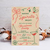 Making Spirits Bright | Festliche Cocktailparty Einladung