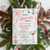 Making Spirits Bright | Holiday Cocktail Party Einladung