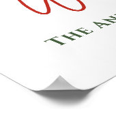 Making Spirits Bright Holiday Party Welcome Poster (Ecke)