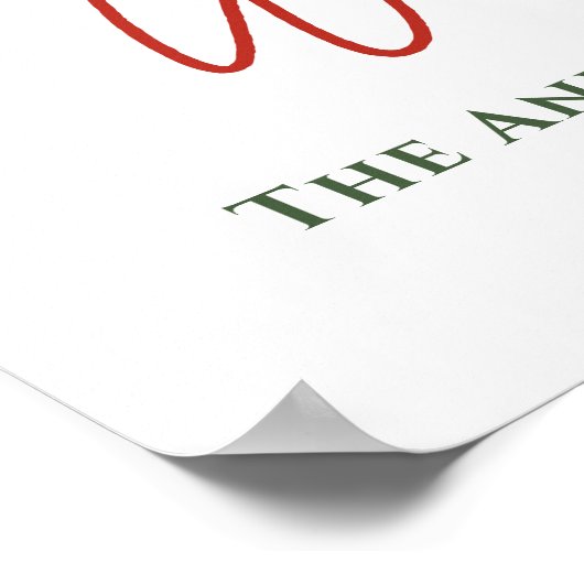 Making Spirits Bright Holiday Party Welcome Poster (Ecke)